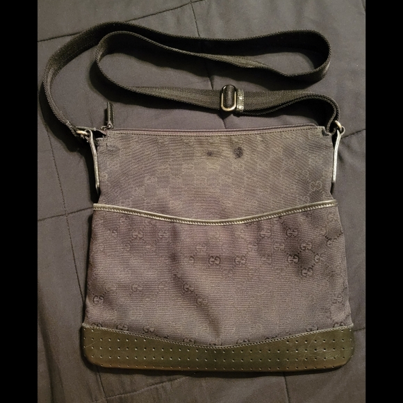Gucci Monogram Crossbody Bag - Picture 1 of 9
